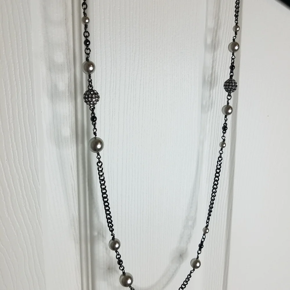 J. Crew necklace Silverstone, sparkle, party, holiday